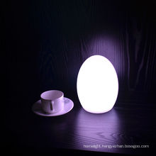 LED egg table lamp